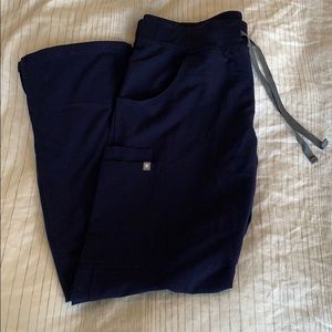 Figs Kade Scrub Bottom - Navy